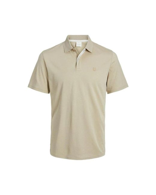 Jack & Jones Polo Shirts in het Natural voor heren