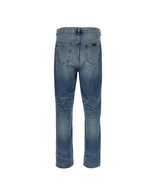 Fear Of God Blue Straight Fit Jeans for men