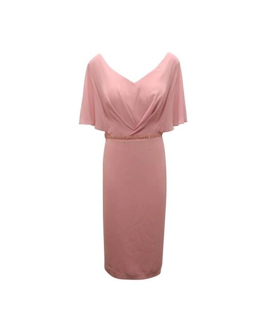 Midi Dresses Sandro Ferrone en coloris Pink
