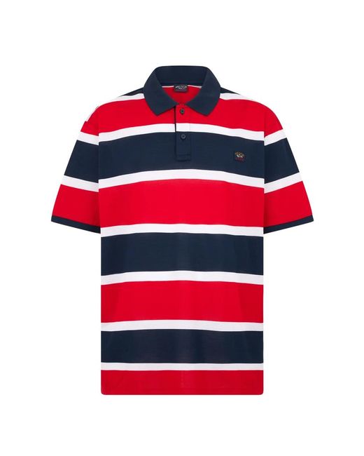 Paul & Shark Red Polo Shirts for men