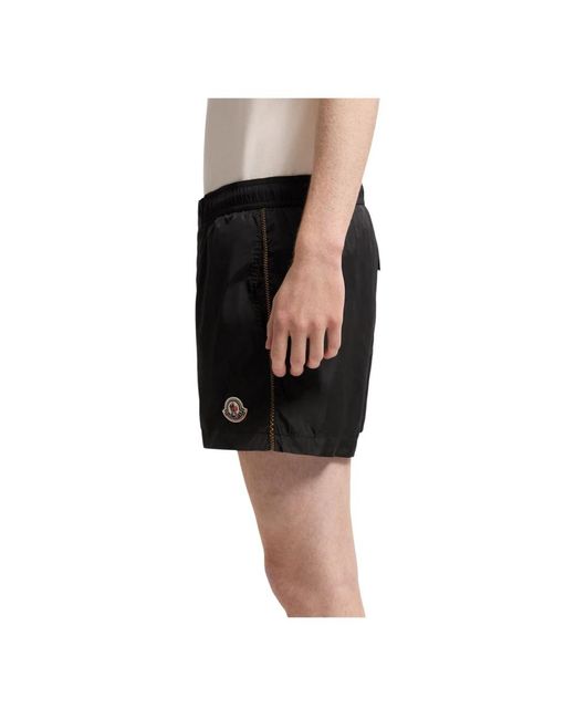 Moncler Black Beachwear for men