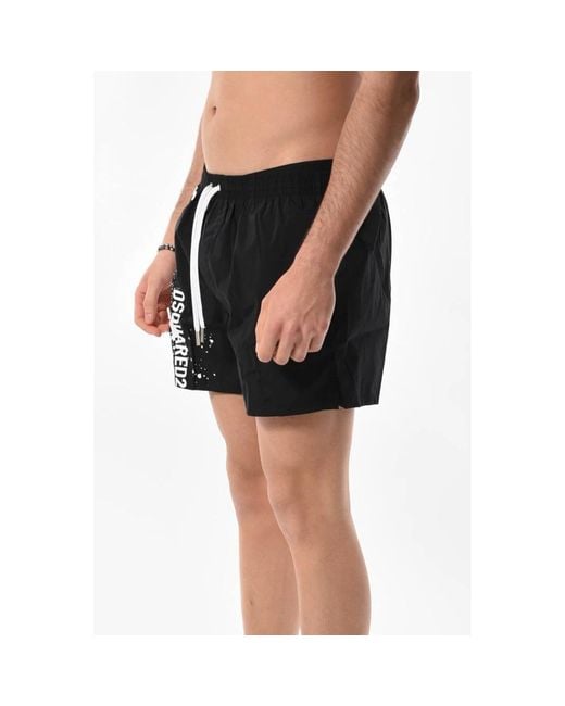 DSquared² Boxershorts mit elastischem bund in Black für Herren