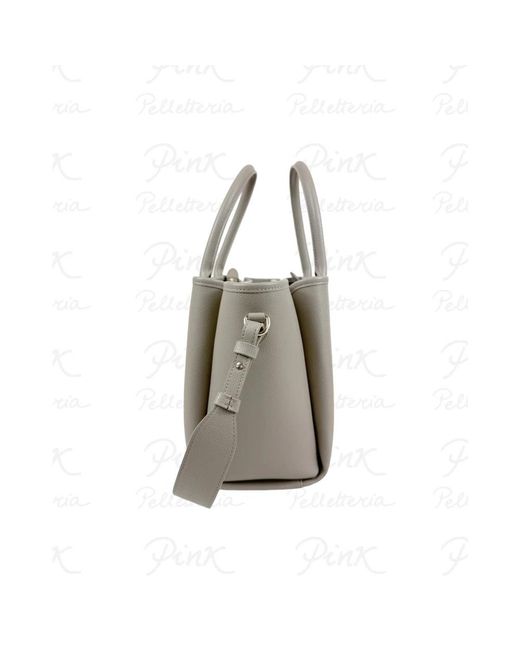 Emporio Armani Gray Shopping Bags