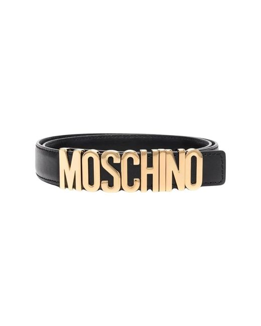Belts Moschino de color Black