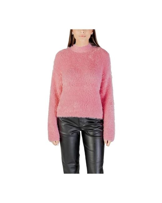 ONLY Red Rosa Strickpullover Langarm