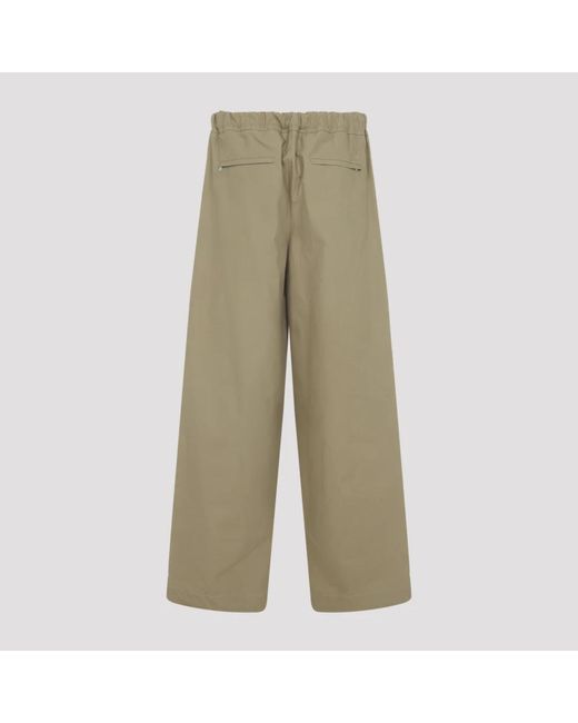 Jil Sander Nude Baumwollhose Aw25 in Brown für Herren