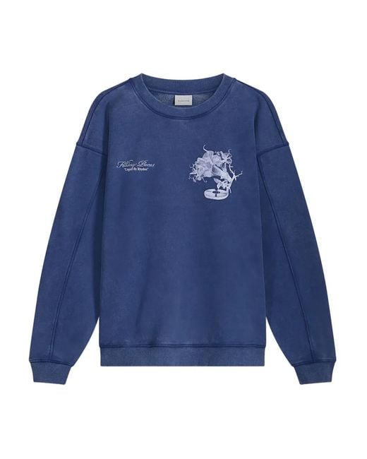 Filling Pieces Blue Sweatshirts for men