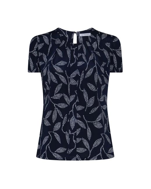 iN FRONT Overhemden ,Blauw ,Blouses in het Blue