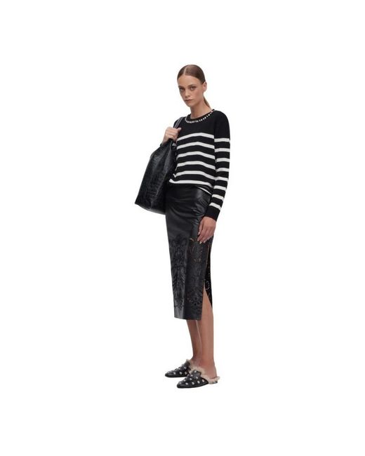 Ermanno Scervino Black Midi Skirts