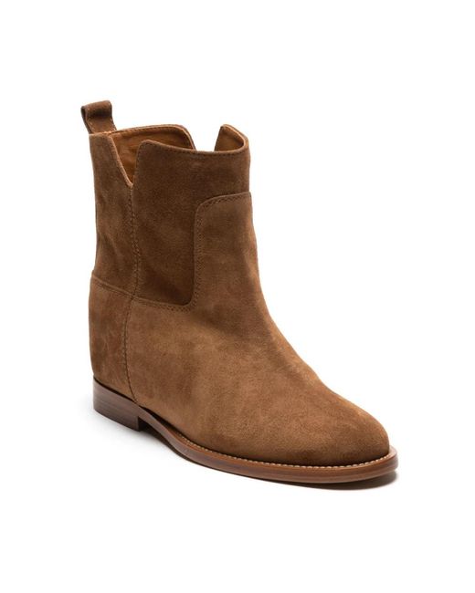 Via Roma 15 Brown Ankle Boots