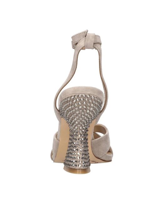 Alma En Pena. Gray High Heel Sandals