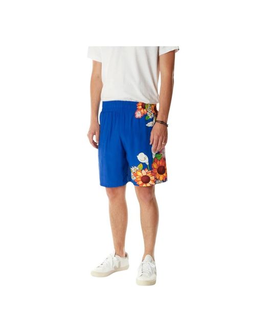 Casual Shorts Pleasures de hombre de color Blue