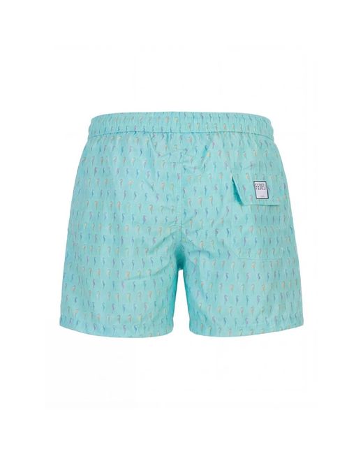 Fedeli Blue Beachwear for men