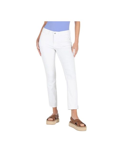 M·a·c White Cropped Jeans