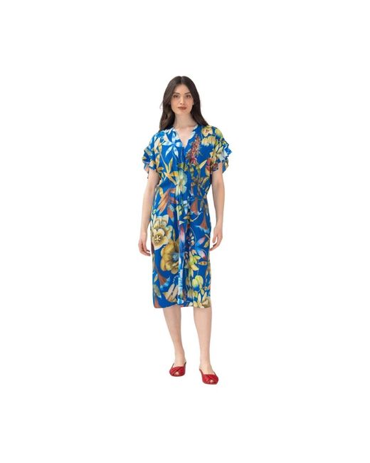 Momoní Blue Midi Dresses