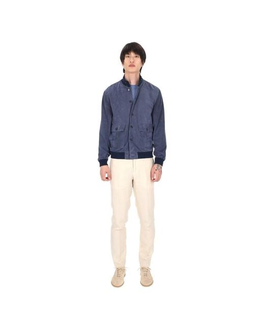 Leather Jackets Valstar de hombre de color Blue