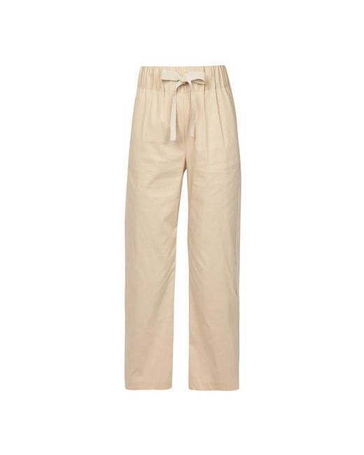 Trousers > wide trousers Semicouture en coloris Natural