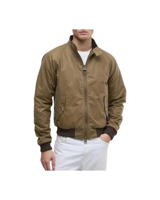 Barbour Green Bomber Jackets for men