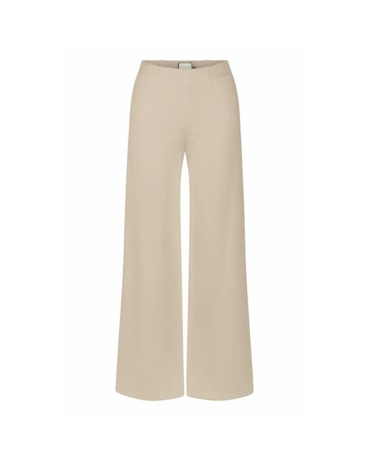 Seductive Verleidelijke Wijde Broek in het Natural