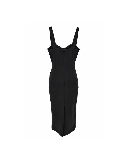 Versace Jeans Couture Black Midi Dresses