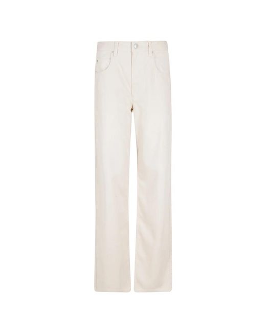 Isabel Marant White Straight Jeans