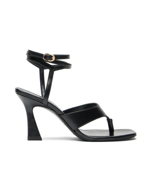 Stuart Weitzman Black High Heel Sandals