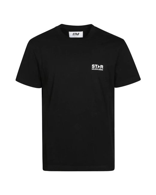 Golden Goose Deluxe Brand Black T-Shirts for men