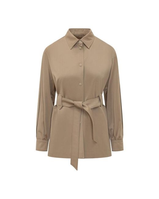Max Mara Natural Shirts