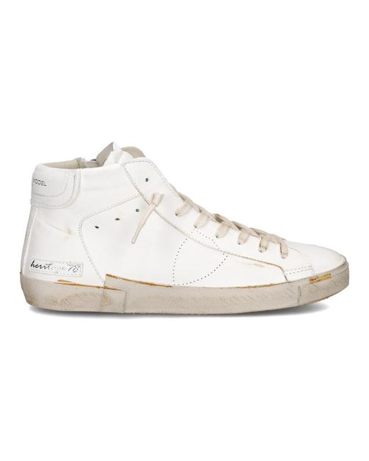 Philippe Model Sneakers in het White voor heren