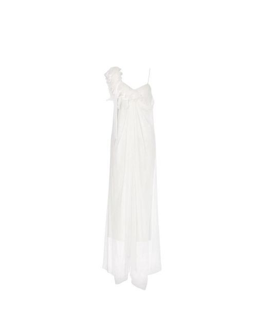 Alberta Ferretti White Gowns