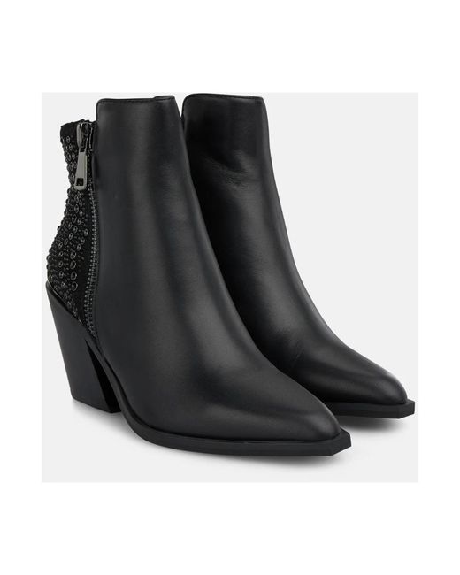 Alma En Pena. Black Cowboy & Biker Boots
