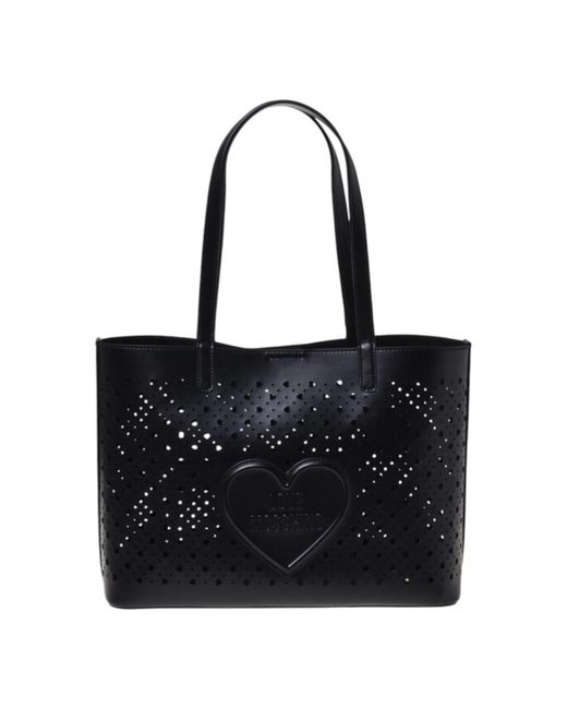 Love Moschino Black Shopping Bags