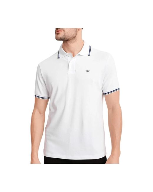 Emporio Armani Stilvolles polo shirt 8n1fb3 1jptz in White für Herren