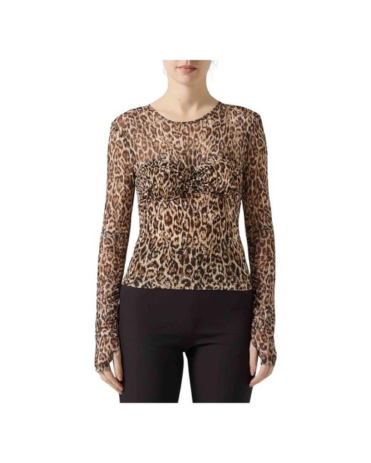 Just Cavalli Girocollo in het Brown