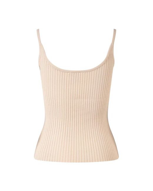 Courreges Natural Sleeveless Tops