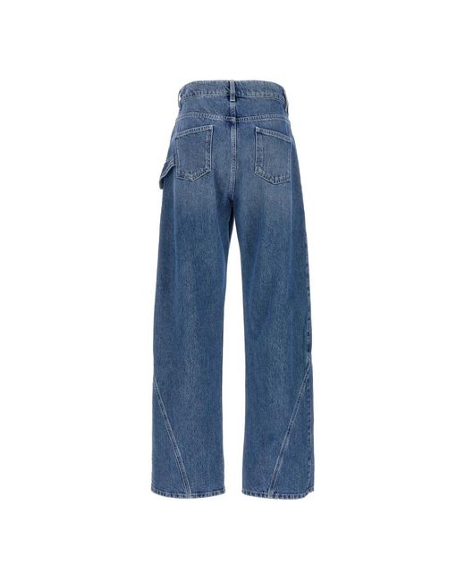 J.W. Anderson Blue Straight Fit Jeans