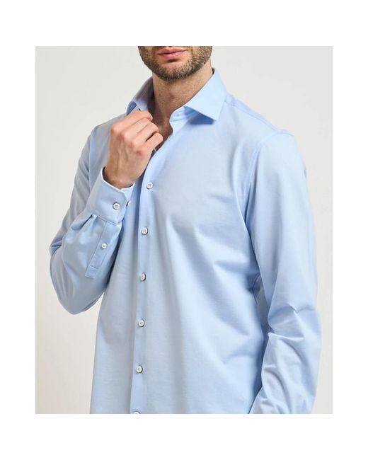 Bugatti Blue Casual Shirts for men