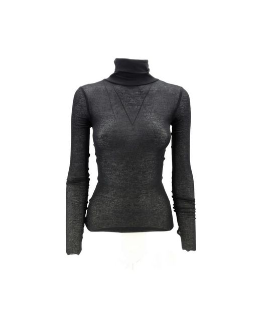 Bomboogie Tops > Long Sleeve Tops in het Black