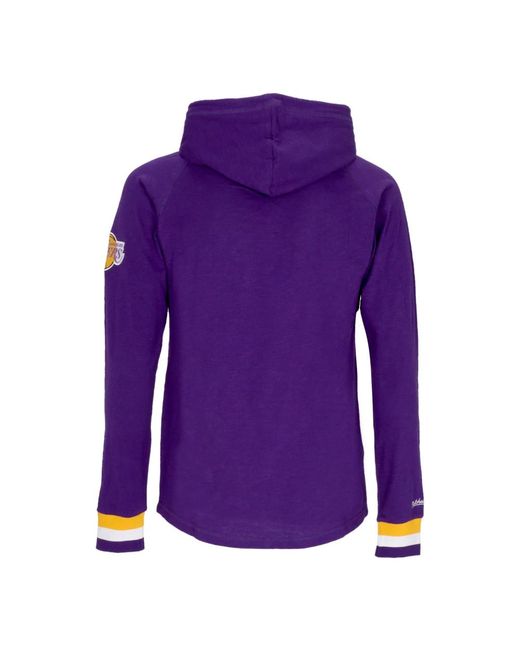 Mitchell & Ness Hoodies & Sweatvesten ,Paars ,Katoen Nba Legendary Slub Hoodie Paars in het Purple voor heren