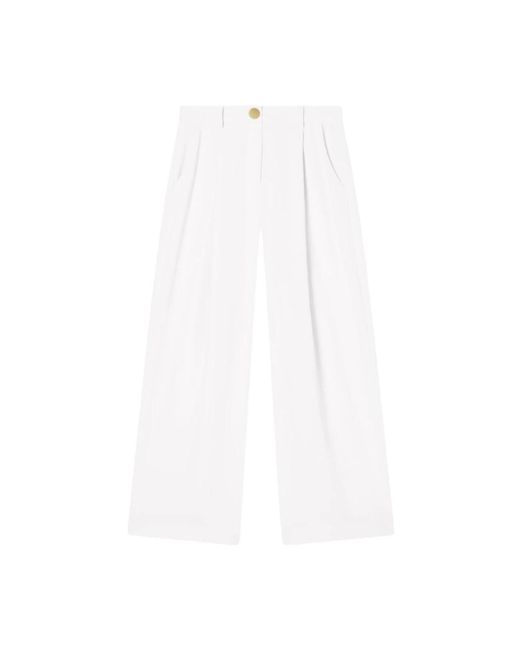 ARMANI EXCHANGE White Wide Trousers
