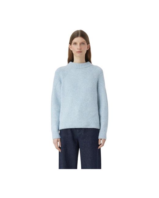 Closed Blue Round-Neck Knitwear