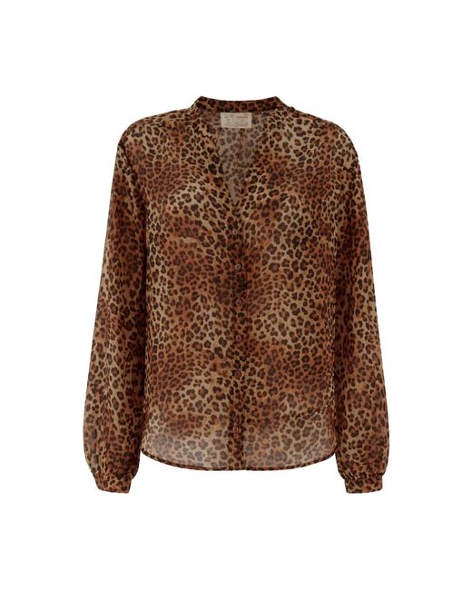 Mc2 Saint Barth Brown Blouses