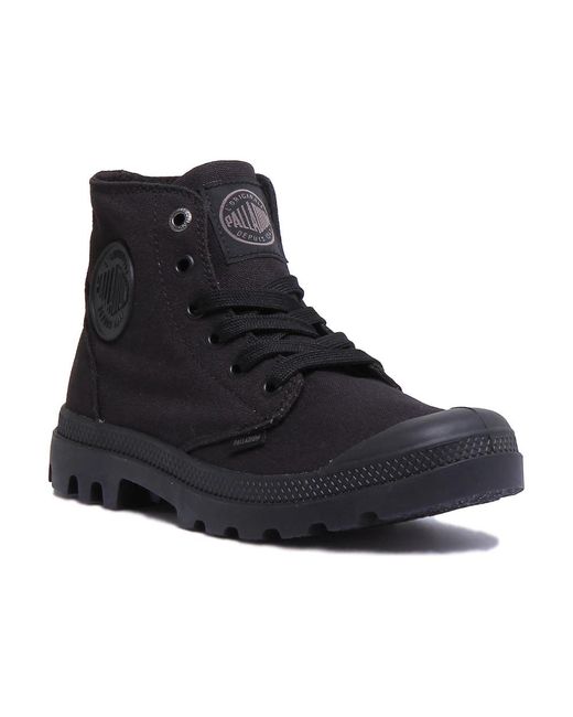 Palladium Blue Lace-Up Boots for men