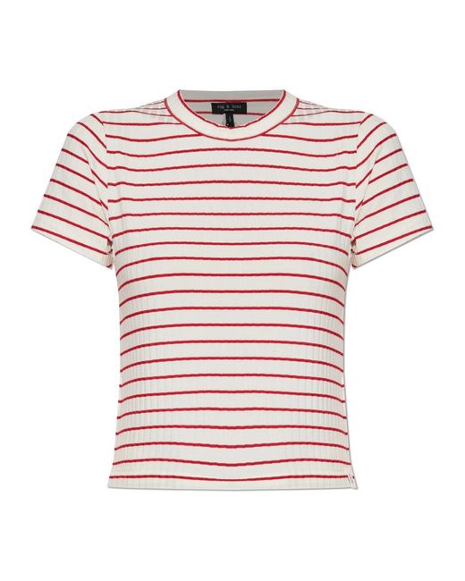 Rag & Bone T-Shirts in het Pink