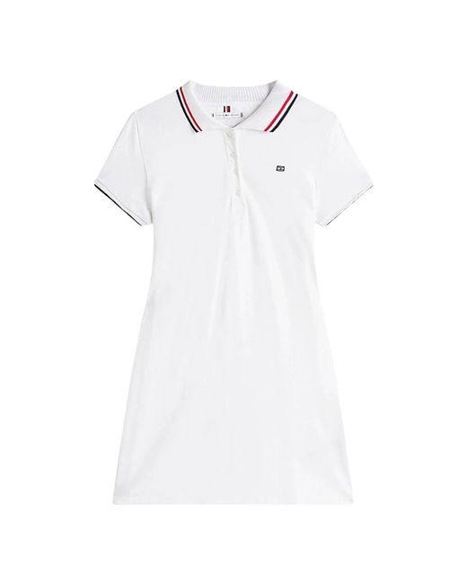 Tommy Hilfiger White Short Dresses