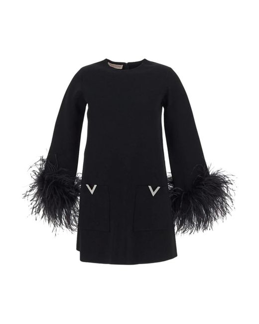 Short dresses Valentino de color Black