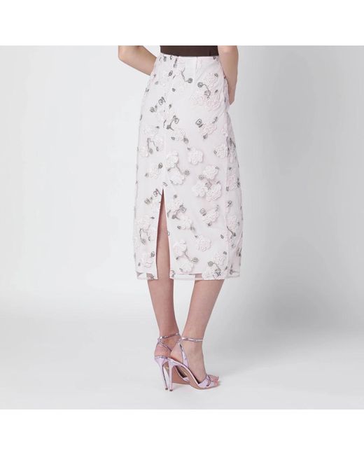 ROTATE BIRGER CHRISTENSEN White Midi Skirts