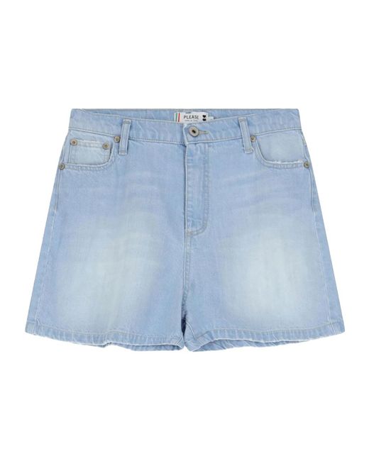 Please Shorts in het Blue