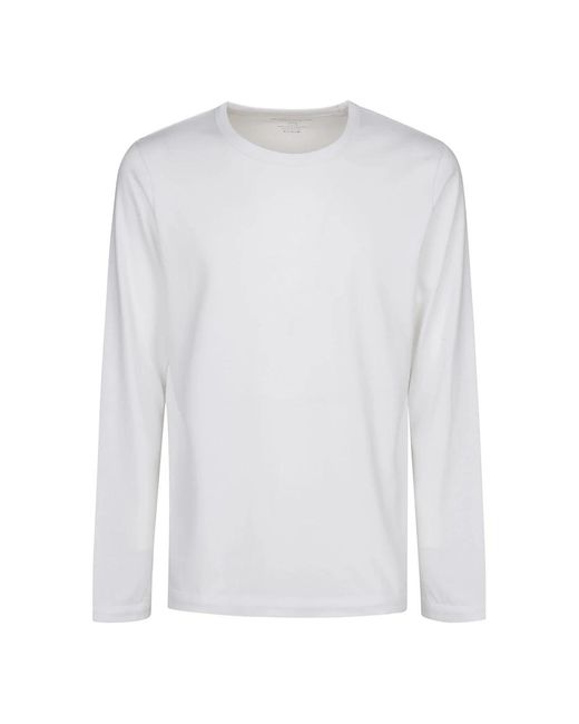 Majestic Filatures White Long Sleeve T-Shirts for men