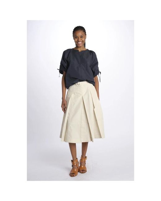 3.1 Phillip Lim Natural Midi Skirts